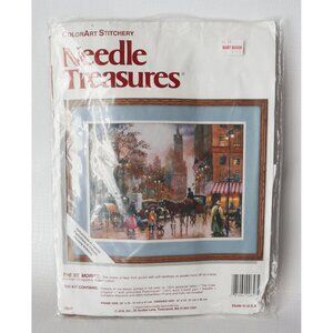 Color Art Stitchery Kit Vintage Needle Treasures The St. Moritz. Sealed